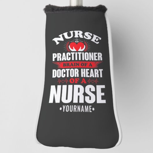 Nurse Practitioner Brains Of A Doctor Heart Of Golfheadcover (Draai 90)