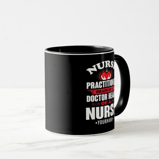 Nurse Practitioner Brains Of A Doctor Heart Of Mok (Voorkant rechts)