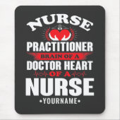 Nurse Practitioner Brains Of A Doctor Heart Of Muismat (Voorkant)