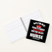 Nurse Practitioner Brains Of A Doctor Heart Of Notitieboek (Binnen)