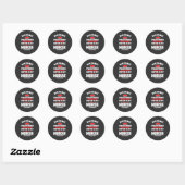 Nurse Practitioner Brains Of A Doctor Heart Of Ronde Sticker (Vel)