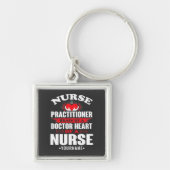Nurse Practitioner Brains Of A Doctor Heart Of Sleutelhanger (Voorkant)