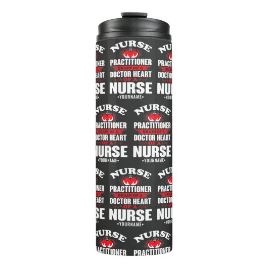 Nurse Practitioner Brains Of A Doctor Heart Of Thermosbeker (Voorkant)