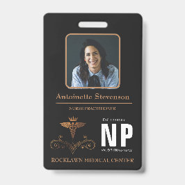 Nurse Practitioner Caduceus Badge