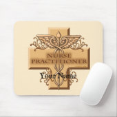 Nurse Practitioner Caduceus Muismat (Met muis)