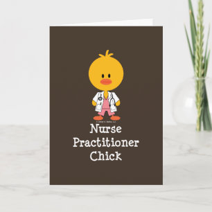 Nurse Practitioner Chick Blank Kaart