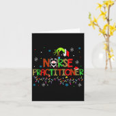 Nurse Practitioner Christmas Shirt For Women  Kaart (Gele Bloem)