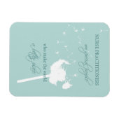 Nurse Practitioner Dandelion Magneet (Horizontaal)