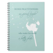 Nurse Practitioner Dandelion Notitieboek (Voorkant)