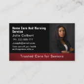 Nurse Practitioner Elegant Black QR CODE Visitekaartje (Voorkant)