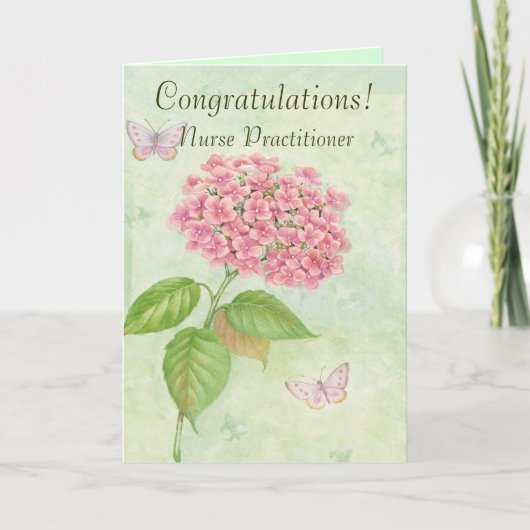 Nurse Practitioner "Gefeliciteerd" Kaart (Voorkant)