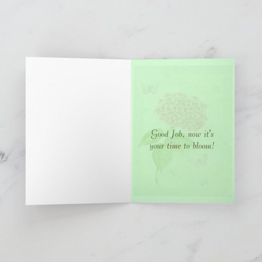 Nurse Practitioner "Gefeliciteerd" Kaart (Binnen)