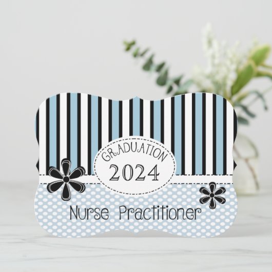 Nurse Practitioner Graduatie Uitnodigingen 2024 (Staand voorkant)
