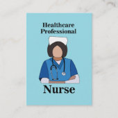Nurse Practitioner Healthcare Professional Visitekaartje (Voorkant)