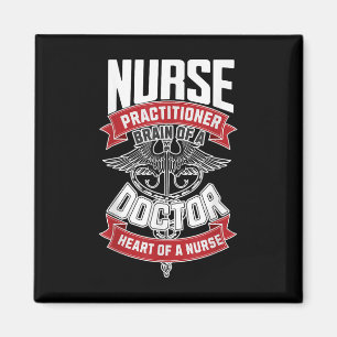 Nurse Practitioner - Hersenen van een arts, hart v Magneet