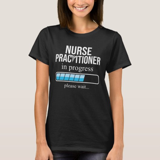 Nurse Practitioner in Work Nursing School T-shirt (Voorkant)
