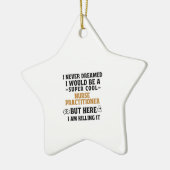 NURSE PRACTITIONER KERAMISCH ORNAMENT (Links)