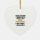 NURSE PRACTITIONER KERAMISCH ORNAMENT (Voorkant)