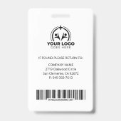 Nurse Practitioner NP Foto & Barcode Medisch Badge (Achterkant)