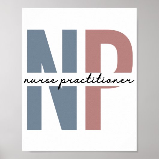 Nurse Practitioner NP nurse appreciation gifts Poster (Voorkant)
