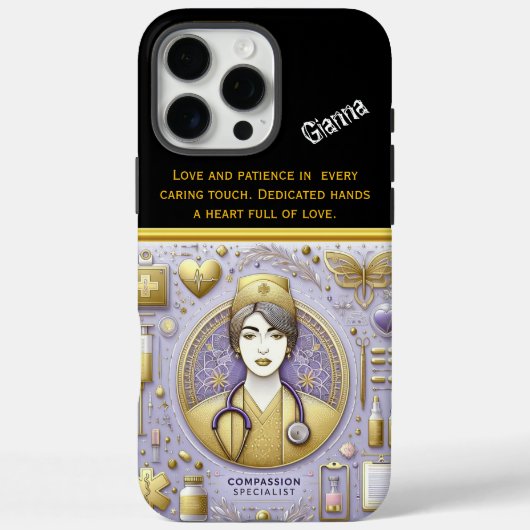 Nurse Practitioner symboliseert mededogen en zorg Case-Mate iPhone Case (Achterkant)