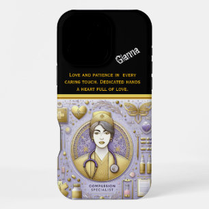 Nurse Practitioner symboliseert mededogen en zorg iPhone 16 Pro Max Hoesje