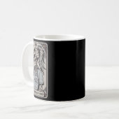 Nurse Practitioner Tarot Kaart Skeleton Halloween  Koffiemok (Voorkant links)