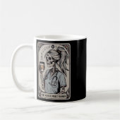 Nurse Practitioner Tarot Kaart Skeleton Halloween  Koffiemok (Links)