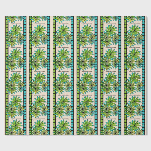 Nurse Practitioner Whimsical Flowers II Cadeaupapier (Vlak)