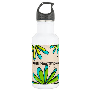 Nurse Practitioner Whimsical Flowers II Waterfles