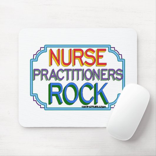 Nurse Practitioners Rock Muismat (Met muis)