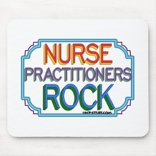 Nurse Practitioners Rock Muismat (Voorkant)