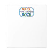 Nurse Practitioners Rock Notitieblok (Voorkant)