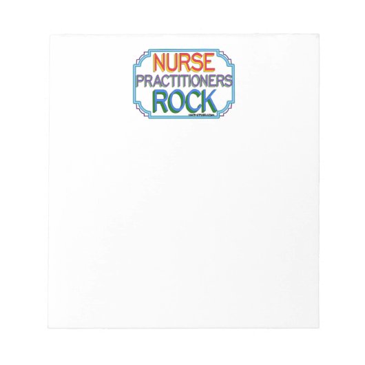 Nurse Practitioners Rock Notitieblok (Voorkant)