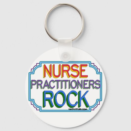 Nurse Practitioners Rock Sleutelhanger (Voorkant)