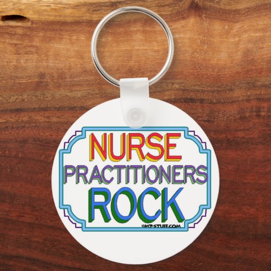 Nurse Practitioners Rock Sleutelhanger (Voorkant)