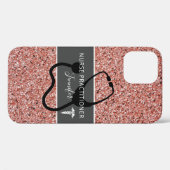 Nurse praktijkgerichte Roos Gold Glitter - Aangepa Case-Mate iPhone Case (Achterkant (horizontaal))