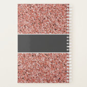 Nurse praktijkgerichte Roos Gold Glitter - Aangepa Planner (Achterkant)