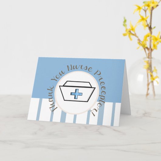 Nurse Preceptor bedankkaart Kaart (Gele Bloem)