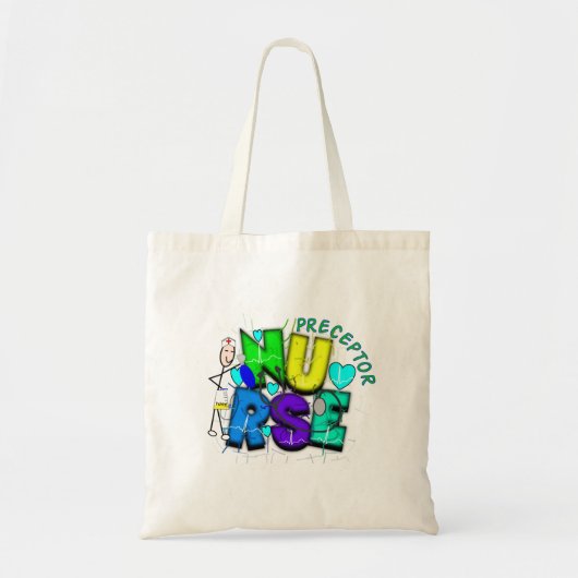 Nurse Preceptor "Bedankt" cadeautjes Tote Bag (Voorkant)