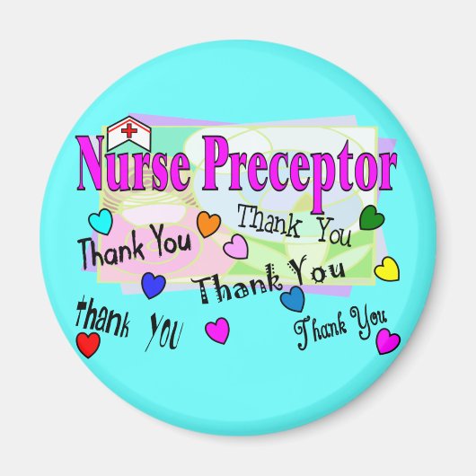 Nurse Preceptor DANK U Magneet (Voorkant)