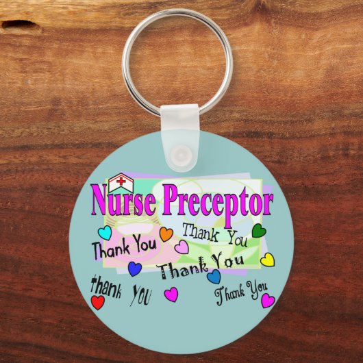 Nurse Preceptor DANK U Sleutelhanger (Voorkant)