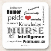 Nurse Pride-Attributes Onderzetter (Voorkant)