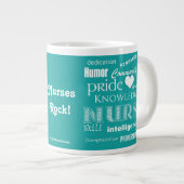 Nurse Pride-Attributes/Turquoise Grote Koffiekop (Voorkant rechts)