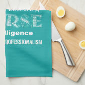 Nurse Pride-Attributes/Turquoise Theedoek (Quarter Fold)