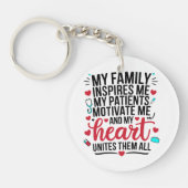 Nurse Profession Design Sleutelhanger (Voorkant)