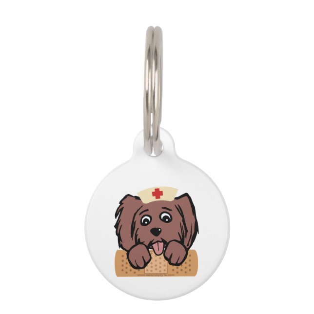 Nurse Pup Huisdierpenning (Voorkant)