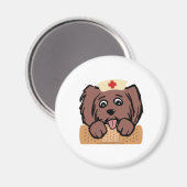 Nurse Pup Magneet (Voorkant / Achterkant)