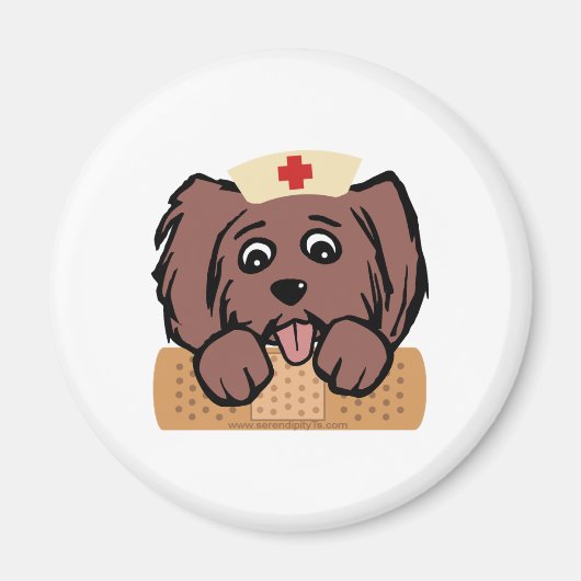 Nurse Pup Magneet (Voorkant)