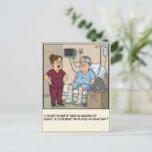 Nurse Questions Patient's Medication Use Get Well Briefkaart (Staand voorkant)